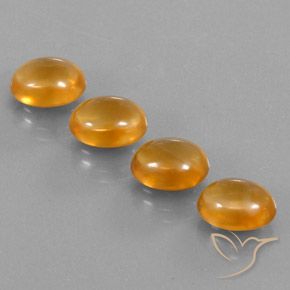 Gemas de citrino dorado natural de 11,94 ct, corte óvalo, transparente