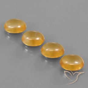 12.11ctw Natural Medium-Light Orange-Gold  Citrino, Ovalada, Transparente