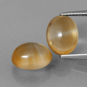 Gemas de citrino dorado natural de 5,96 ct, corte óvalo, transparente