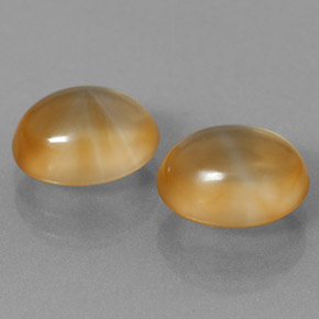 Gemas de citrino dorado natural de 5,96 ct, corte óvalo, transparente