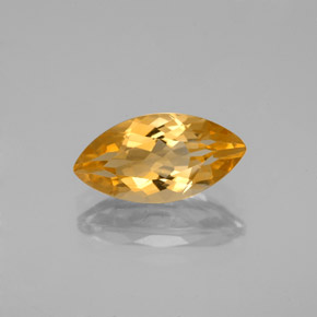 Citrino naranja natural de 1,75 ct, marquesa, VVS-VS