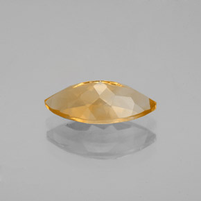 Citrino naranja natural de 1,75 ct, marquesa, VVS-VS