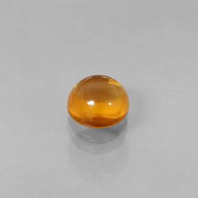 Citrino Naranja amarillo natural de 1.99 ct, Corte Redondo, Transparente