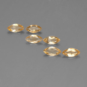 Gemas de citrino amarillo natural de  ct, marquesa, VVS-VS