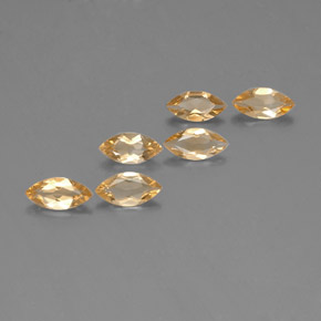 Gemas de citrino amarillo natural de  ct, marquesa, VVS-VS