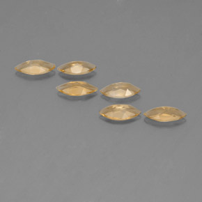 Gemas de citrino amarillo natural de  ct, marquesa, VVS-VS