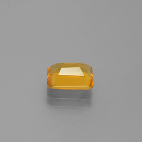 Citrino Dorado amarillo natural de 1.51 ct, corte esmeralda, VS