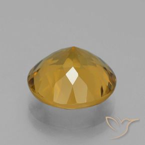 Citrino Oro natural de 5.30 ct, Redondo, VS