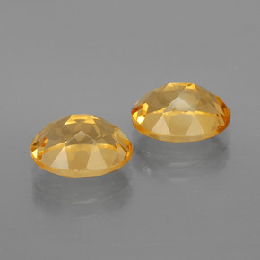 Gemas de citrino dorado natural de 3,84 ct, corte óvalo, VVS-VS