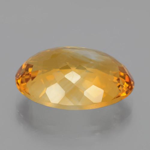 Citrino dorado natural de 13,42 ct, corte óvalo, VVS