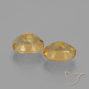 Gemas de Citrino Dorado-naranja claro natural de 3.56 ct, Ovalada, VVS-VS