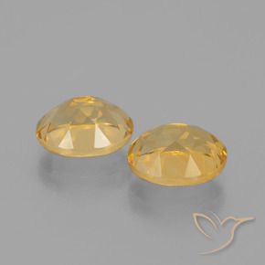 Gemas de citrino dorado natural de 3,82 ct, corte óvalo, VVS-VS