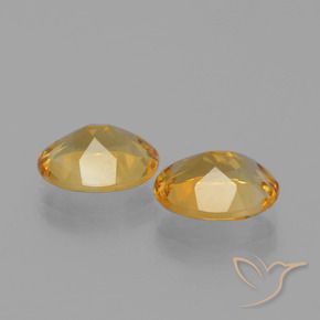 Gemas de Citrino Dorado intenso natural de 3.20 ct, Ovalada, VVS-VS