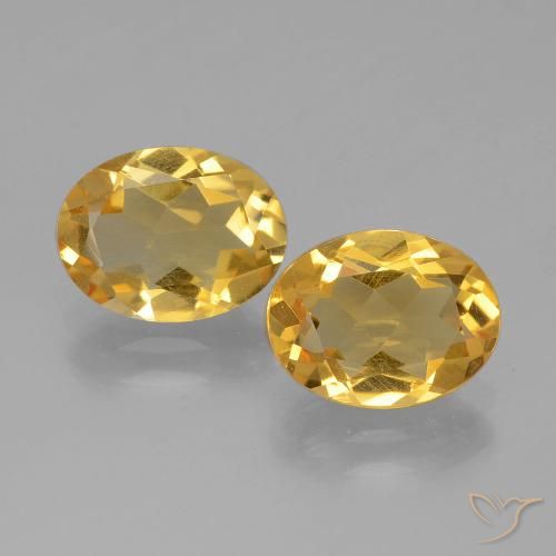 3.22ctw Natural Dorado Citrino, Ovalada, VVS-VS