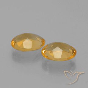 Gemas de Citrino Dorado natural de 3.22 ct, Ovalada, VVS-VS