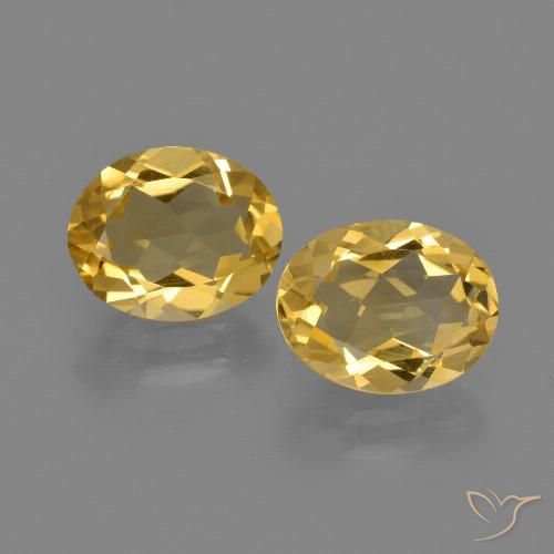 2.80ctw Natural Dorado Citrino, Ovalada, VVS-VS