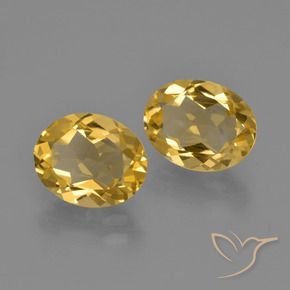 Gemas de Citrino Dorado natural de 2.80 ct, Ovalada, VVS-VS