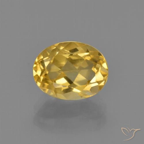 2.03ct Natural Dorado Citrino, Ovalada, VS