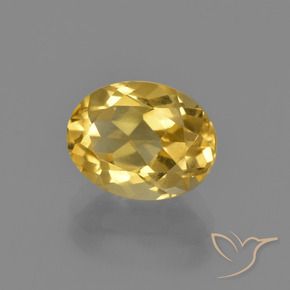 Citrino Dorado natural de 2.03 ct, Ovalada, VS