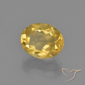 Citrino Naranja dorado natural de 1.89 ct, Ovalada, VVS-VS