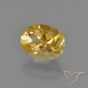 Citrino Naranja dorado natural de 1.85 ct, Ovalada, VS