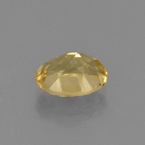 Citrino dorado natural de 1,72 ct, corte óvalo, VS