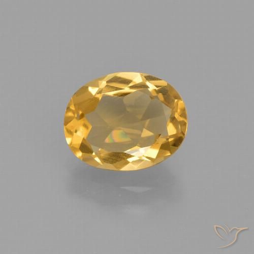 1.45ct Natural Dorado Citrino, Ovalada, VS