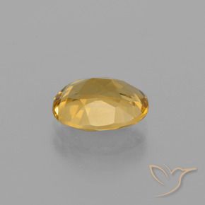 Citrino Dorado natural de 1.45 ct, Ovalada, VS