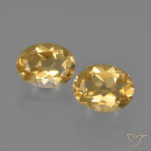 3.41ctw Natural Dorado naranja Citrino, Ovalada, VVS-VS