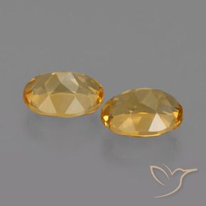 Gemas de Citrino Dorado natural de 3.61 ct, Ovalada, VVS-VS