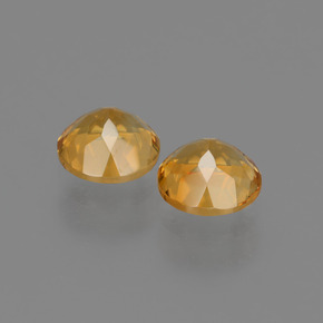 Gemas de Citrino Dorado amarillo natural de  ct, Corte Redondo, VVS-VS