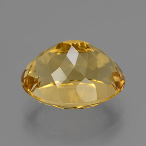 Citrino Naranja dorado intenso natural de 7.57 ct, Corte Óvalo, VVS