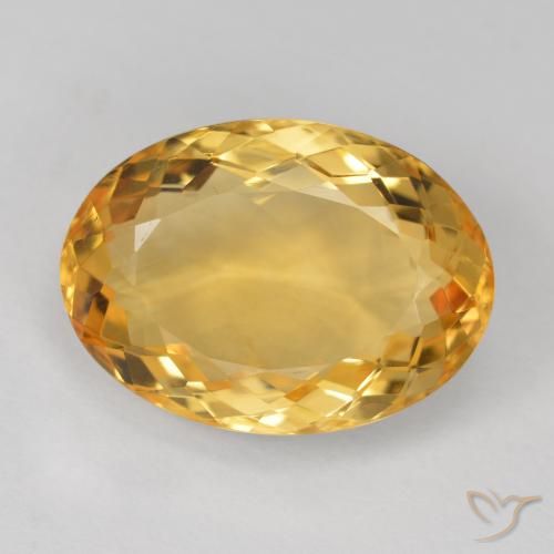 7.71ct Natural Dorado oscuro medio Citrino, Ovalada, VVS-VS