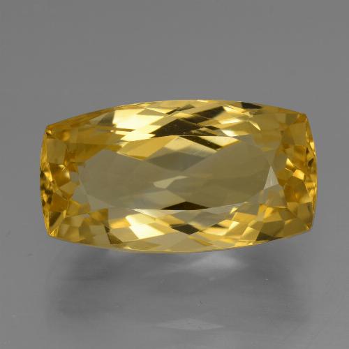 Citrino Dorado natural de 7.47 ct, Corte Cojín, VVS