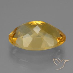 Citrino Naranja dorado intenso natural de 6.74 ct, Ovalada, VVS