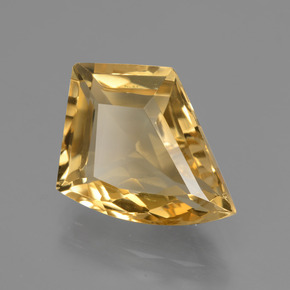 Citrino Dorado amarillo natural de 5.78 ct, Forma elegante, VVS-VS