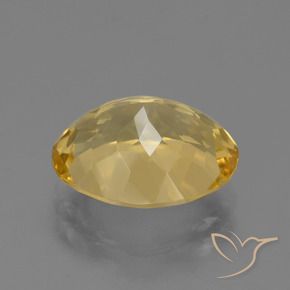 Citrino Dorado natural de 5.09 ct, Ovalada, VVS