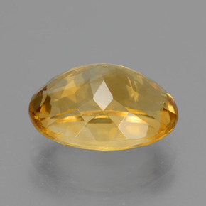 Citrino dorado natural de 4,60 ct, corte óvalo, VVS
