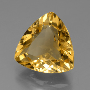 Citrino oro natural de 5,96 ct, trillón, VS