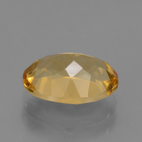 Citrino Naranja dorado intenso natural de 2.47 ct, Corte Óvalo, VVS