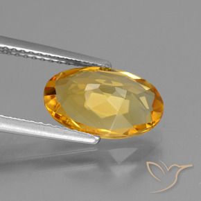 Citrino Dorado oscuro natural de 2.44 ct, Ovalada, VVS