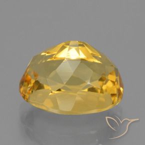 Citrino Dorado natural de 4.97 ct, Ovalada, VVS
