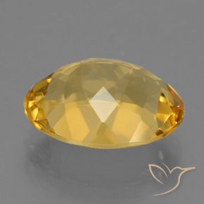 Citrino Naranja dorado natural de 4.99 ct, Ovalada, VVS