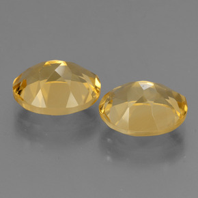 Gemas de Citrino Dorado natural de 5.12 ct, Corte Óvalo, VVS