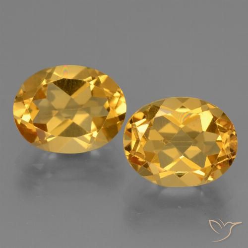 5.22ctw Natural Naranja dorado intenso Citrino, Ovalada, VVS-VS