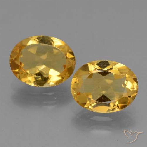4.27ctw Natural Dorado Citrino, Ovalada, VVS-VS