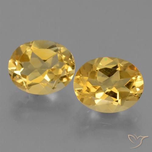 4.94ctw Natural Dorado Citrino, Ovalada, VVS