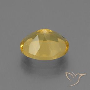Citrino Dorado medio natural de 2.30 ct, Ovalada, VS