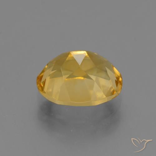 Citrino Naranja dorado natural de 2.60 ct, Ovalada, VVS