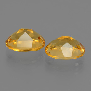 Gemas de Citrino Dorado oscuro natural de 4.80 ct, Corte Óvalo, VVS